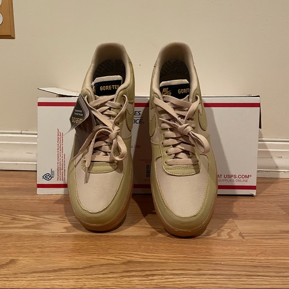 Air Force 1 Low Gore-Tex Sail/Tan/Gum Size 10 Deadstock new without box DS - Picture 6 of 7